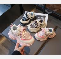 Zapatillas de deporte de malla con cordones para niños, niños casuales, zapatos deportivos al aire libre, zapatos antideslizantes para correr para niñas - details 0