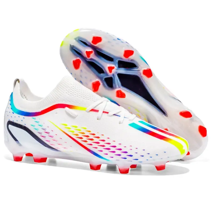 Nuevos zapatos de fútbol para hombres, botas de fútbol cómodas para niños y adultos, zapatos deportivos transpirables de alta calidad para adiestramiento al aire libre, antideslizantes FG - 1