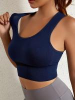 Sujetadores Deportivos De Bloque De Color, Sujetador Íntimo Cómodo Y Transpirable, Lencería Y Ropa Interior para Mujer, 4 piezas - details 4