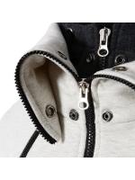 Chaqueta de Moda con Capucha para Hombres en Otoño-Invierno Ajuste Delgado, Cuello de Pañuelo, Abrigo de Vellón Casual - details 2
