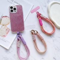 Nuevo cordón Universal tejido a mano para teléfono móvil, cordón Universal para muñeca, correa de mano de cuerda corta, colgante decorativo - details 0