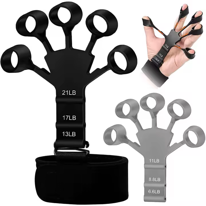 Ejercitador de fuerza para dedos, 2 piezas, ejercitador de mano para fuerza, pinza de mano, productos de Fitness convenientes - 1