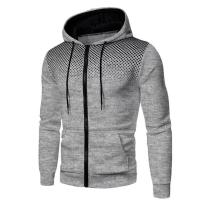 Suéter de lunares para hombre, cárdigan informal a la moda, Sudadera con capucha, abrigo deportivo, Otoño, 2024 - details 10