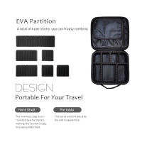 Estuche de cosméticos impermeable para mujer, bolsa de maquillaje para brochas de belleza, neceser de viaje, novedad - details 2