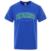 Camiseta holgada de algodón para hombre, ropa con letras de la ciudad de San Petersburgo, California, EE. UU., de gran tamaño, a la moda, de verano, Tops holgados informales - details 8