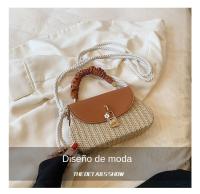 Bolso de mano de paja de moda para mujer, bolso de hombro tipo bandolera de cuerda de alto valor, novedad de verano - details 4
