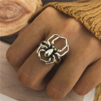 Conjunto de anillos de billar de póker de color plateado Vintage Punk para mujer Anillos de corazón gótico Hip Hop Y2k joyería de regalo masculina de moda coreana - details 36