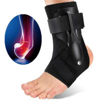 Tobillera para esguince de tobillo, soporte de compresión, Protector de articulaciones con estabilizadores laterales para deportes, baloncesto y fútbol, 1 unidad - details 0