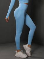 Leggings Deportivos Sin Costuras de Cintura Alta Ideal para Gimnasio, Yoga, Carreras - details 5