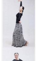 Falda flamenco leopardo para mujer, faldas salón, vestido baile tango, vals estándar de cebra, nuevo color - details 0