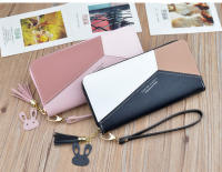 Cartera larga de cuero para mujer, tarjetero de mano con cremallera para teléfono, monedas, regalo de Navidad - details 4