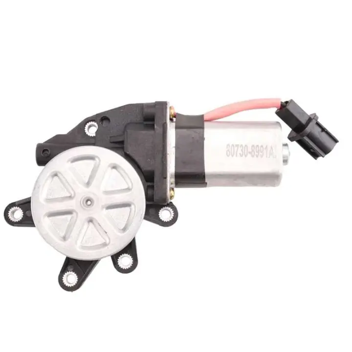 Motor de elevación de ventana eléctrica delantera derecha de coche de 2 pines para Nissan Versa 2007-2012 80730-8991A, 742-510 - 1