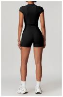 Pantalones cortos sólidos para mujer, pantalones cortos de Yoga para correr, Push Up, entrenamiento, gimnasio, pantalones cortos deportivos de cintura alta, mallas cortas, ropa de Yoga - details 29