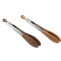 Pinzas para barbacoa para asar ensalada pan postre pinzas para alimentos pinzas antiadherentes para barbacoa pinzas de cocina accesorios de cocina - details 1