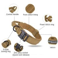 Juego de correas tácticas duraderas, collar militar estable para mascotas, correa para perros medianos y grandes, accesorios de entrenamiento para pastor alemán - details 3