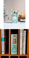 Jarrón de Cerámica en Forma de Libro de Arte Nórdico Ideal para Gabinete de Vino, Arranque de Flores en Escritorio, Decoración de Boda - details 4