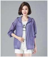 Chaquetas de mujer, abrigos, cortavientos, protección solar, chaqueta fina con cremallera, ropa de verano para mujer 2024 - details 3
