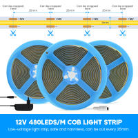 GAHADA Cinta LED COB de Alta Densidad Luz Lineal Blanca Regulable 480LEDs/m Ancho de 8mm - details 2