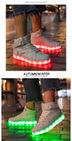 Zapatillas de tenis con luces LED para niños, zapatos de alta calidad con cargador USB, zapatillas luminosas de moda para niños - details 6