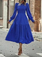Vestido elegante de manga larga con cintura elegante de otoño e invierno para mujer - details 31