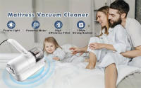 Máquina de limpieza de ácaros de esterilización ligera, aspiradora de mano de bajo ruido para colchón, cama UV, 12KPa - details 0