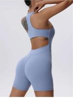 Ropa deportiva con cremallera para mujer, corsé corto de Lycra para mujer, ropa de entrenamiento, conjunto de gimnasio, ropa deportiva - details 3
