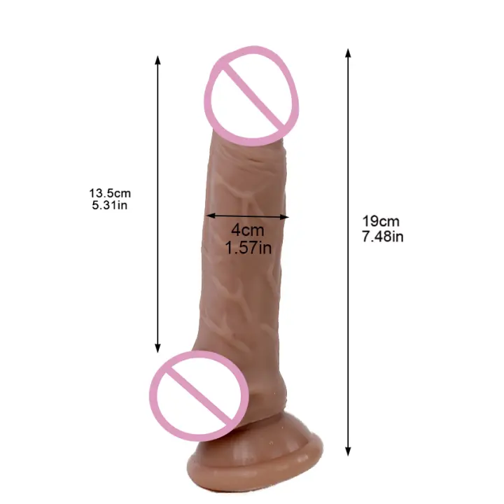 Consolador de silicona realista con ventosa enorme para mujer, pene grande, consoladores suaves, masturbador, masaje de Vagina femenina, tapón Anal, producto sexual 18 + - 1