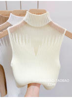 Top de Malla Acolchado Vestido Chic Sin Mangas para Mujer Estilo Callejero Moderno Moda Deportiva - details 9