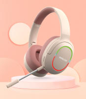 Auriculares Bluetooth 5.1 con Microfono para Juegos Surround Sound Stereo Inalámbrico Luz Colorida para PC Laptop - details 0