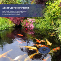 Bomba de aire Solar flotante bombas aireadoras para acuario pecera, estanque, pesca, oxigenación con mangueras de aire y piedra de burbujas - details 0