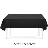 Vajilla desechable con temática de cumpleaños para niñas, servilletas de papel, vasos, platos, manteles, Pajita, color negro liso - details 4