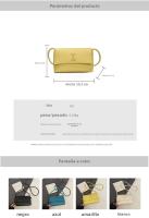 Nuevo bolso de moda de color sólido para las axilas del hombro, bolso de mensajero casual de gran capacidad. - details 1