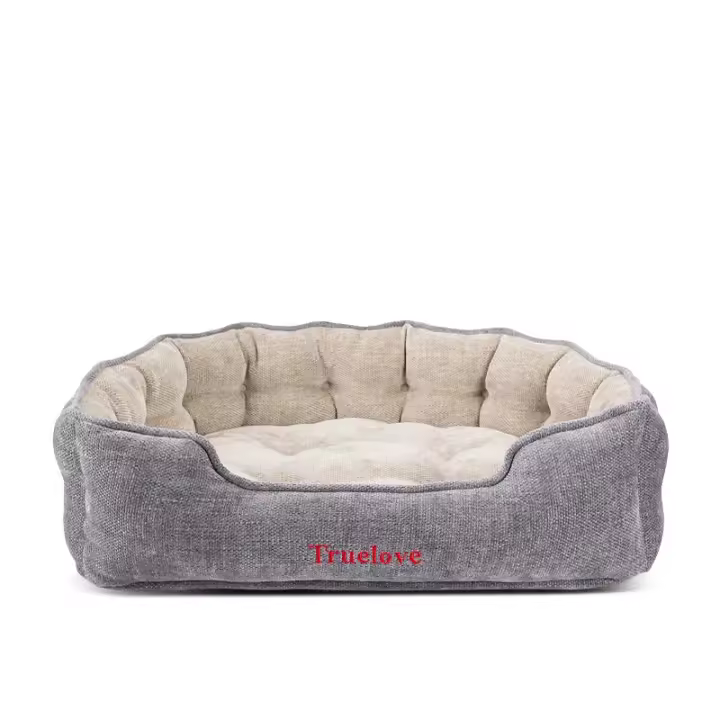 Truelove-cama supersuave para perro y gato, alfombrilla de felpa para casa, cojín redondo para exteriores, accesorios para dormir, TLR1901 - 1
