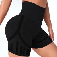 Nuevos pantalones cortos deportivos de Yoga sin costuras para mujer, mallas de cintura alta para realzar el trasero, mallas de gimnasio para correr, ropa deportiva elástica - details 9