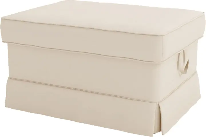 Sofá de tela duradera de repuesto compatible con funda. Solo Funda. Sofá no incluido. (Poliéster 3 Plazas Beige) - 1