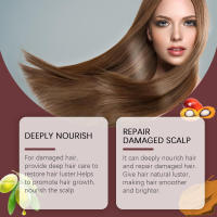 La mascarilla capilar nutritiva Batana mejora la reparación del cabello suave, seco y encrespado, hidrata y nutre el cabello. - details 7