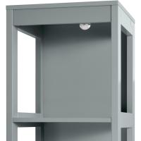 Armario de Baño de Metal 3 Estantes y 2 Cajones Blanco Tamaño 30 x 30 x 144 cm - details 18