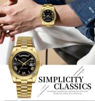 Reloj NIBOSI de lujo Premium para Hombre, Reloj de pulsera con fecha semanal, Reloj luminoso resistente al agua, relojes de cuarzo informales de acero inoxidable para Hombre, Reloj para Hombre - details 9