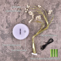 Tabletop Bonsai Tree Light 36 Pearls LED 8 Mode Remote Control DIY Artificial Lamp Bedroom Desktop Indoor Decoration Night Light - details 19