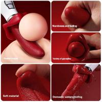 Vibrador de Lengua de 10 Modos Estimulador de Punto G y Clítoris para Mujeres Mastractor de Pezón - details 2