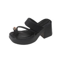 Sandalias de Plataforma de Hada para Mujer Verano 2025 con Suela Gruesa y Punta Abierta para Playa. - details 3
