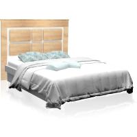 Cabezal para Cama de Matrimonio, Color Andersen Pino y Gris, Medidas: 160 cm (Ancho) x 119,3 cm (Alto) x 3,8 cm (Fondo) - details 32