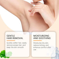 Crema corporal facial, limpieza hidratante de las axilas, crema depilatoria suave y no irritante para la piel - details 8