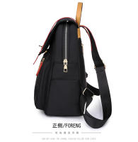 Mochila Oxford negra impermeable para mujer, bolso escolar antirrobo de gran capacidad, bolso de viaje, bolso de hombro - details 23