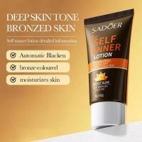 Crema Bronceadora FPS90 Protector Solar, Loción con Brillo Natural Crema Protectora Solar con Aislamiento UV, Set de Cuidado Bronceador para Rostro y Cuerpo - details 8
