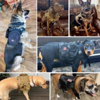 Bolsa, con adhesivo, bolsas de entrenamiento militar K9, arnés para chaleco para perros - details 13