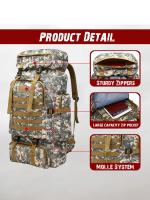 Bolsa de Montaña Grande de 80l/100l Bolsa de Escalada Táctica Ideal para Senderismo y Camping - details 2