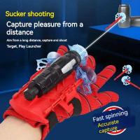 Juego de 1 Tirador de telaraña para niños, de Spiderman Juego, diversión Juego educativo para niños, lanzador de muñeca, Juego de araña, Héroe de Cosplay, lanzador de muñeca, regalo - details 1