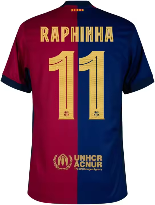 Camiseta de fútbol local Raphinha para hombre Versión para fanáticos - 1