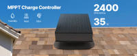 SucceBuy Ventilador de ventilación de techo con energía solar de 35 W con termostato y motor sin escobillas - details 1